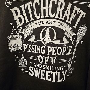 Black Graphic Sweatshirt